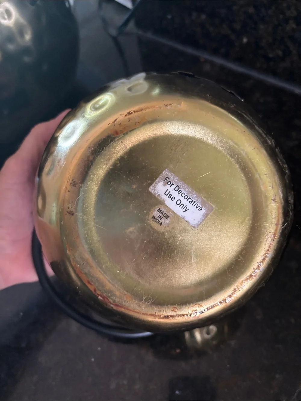 Brass Color Pumpkin Jack-o'-Lantern